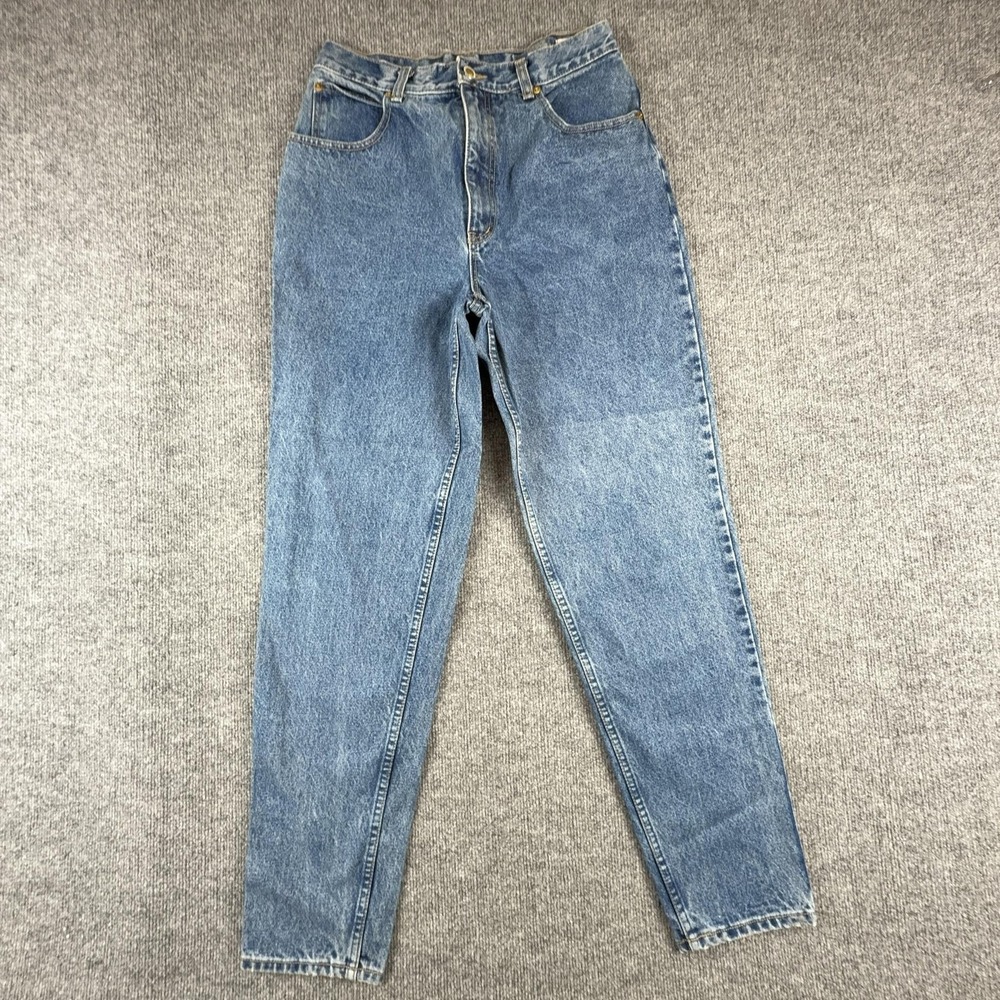Vintage Lawman Jeans Juniors 13 Medium Wash Blue High Rise Relaxed Mom Denim 90s